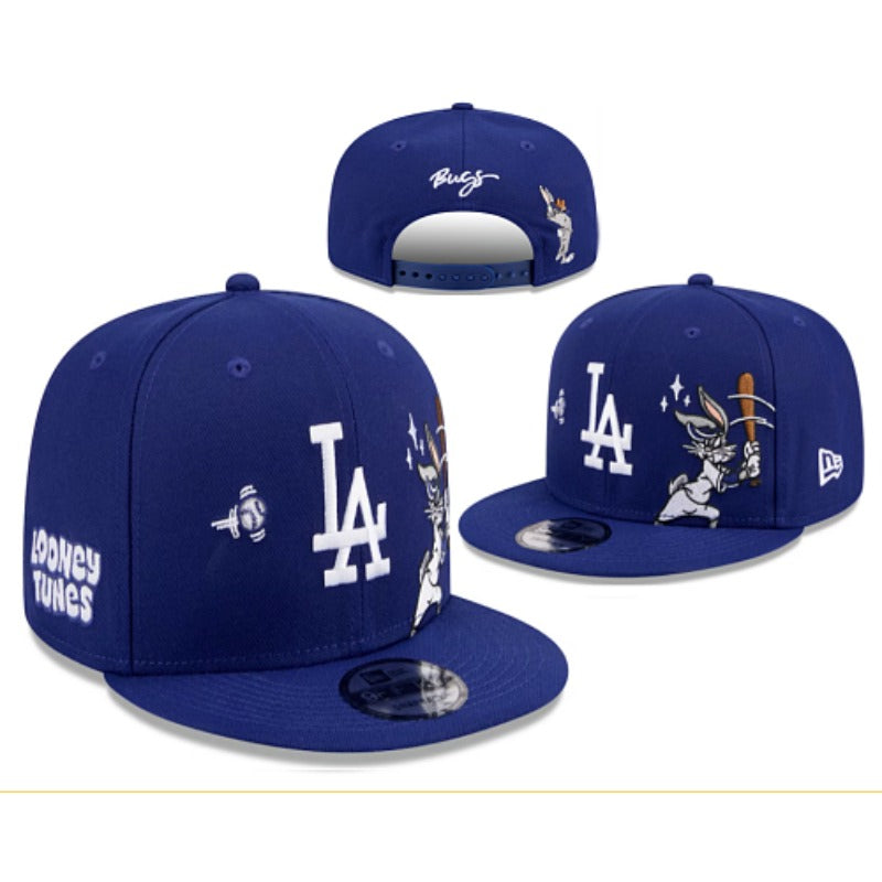 Vintage LA Stitched Baseball Cap - Premium 3D Embroidered Retro Snapback & Fitted (38 Styles)