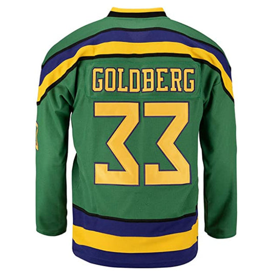 Men¡¯s Anaheim Ducks Goldberg #33 Green Breakaway Jersey