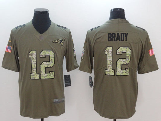 Adult New England Patriots Tom Brady NO.12 Football Jerseys