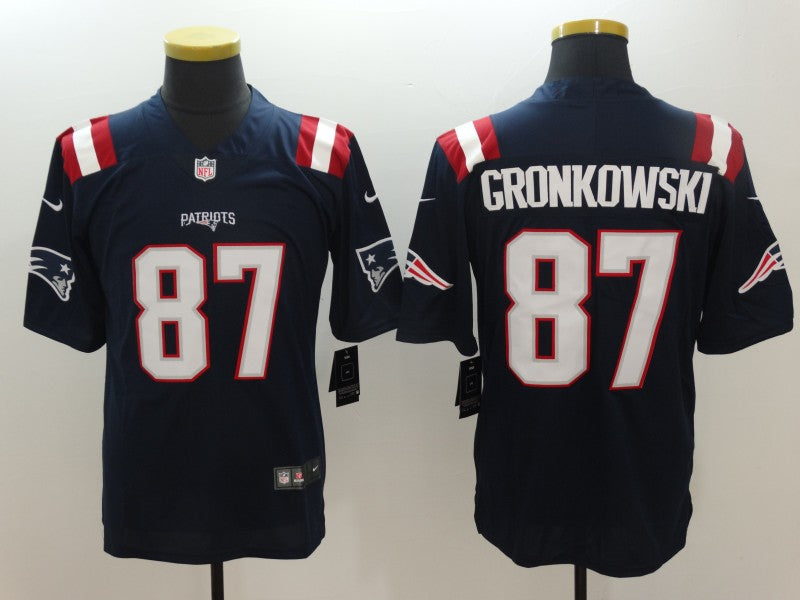Adult New England Patriots Rob Gronkowski NO.87 Football Jerseys