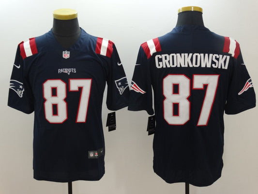 Adult New England Patriots Rob Gronkowski NO.87 Football Jerseys