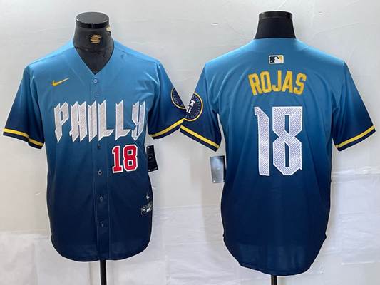 Men/Women/Youth Philadelphia Phillies Johan Rojas  #18 baseball Jerseys