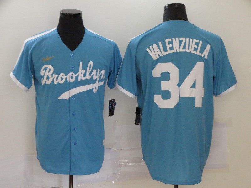 Men/Women/Youth Los Angeles Dodgers Fernando Valenzuela #34 baseball Jerseys