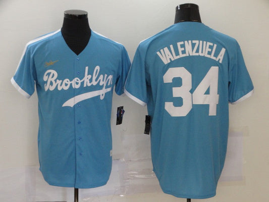 Men/Women/Youth Los Angeles Dodgers Fernando Valenzuela #34 baseball Jerseys