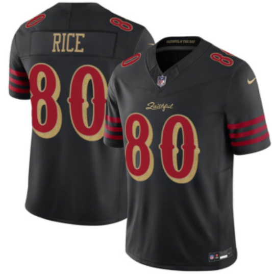 Adult San Francisco 49ers Jerry Rice No.80 Football Jerseys