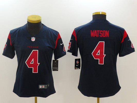 Women's Houston Texans Deshaun Watson NO.4 Football Jerseys