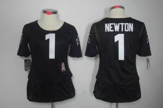 Women's Carolina Panthers Cam Newton NO.1 Football Jerseys