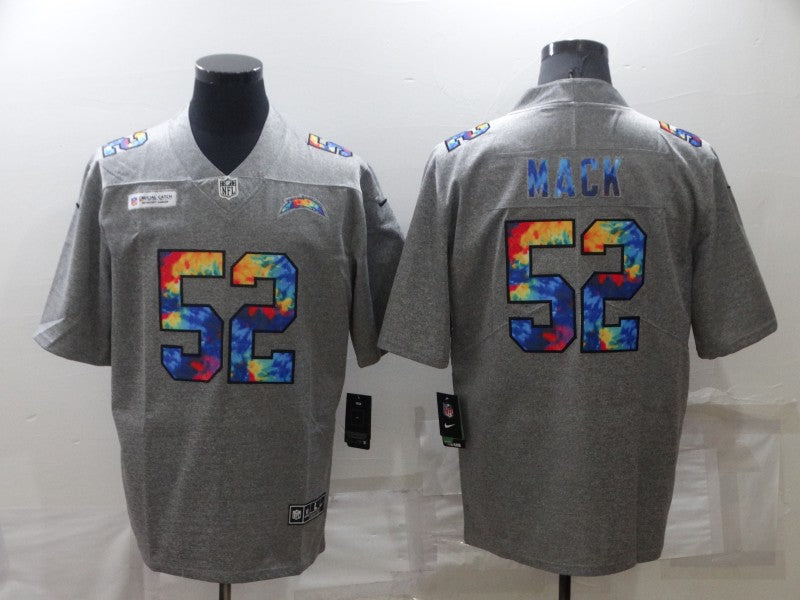 Adult Los Angeles Chargers Khalil Mack NO.52 Football Jerseys