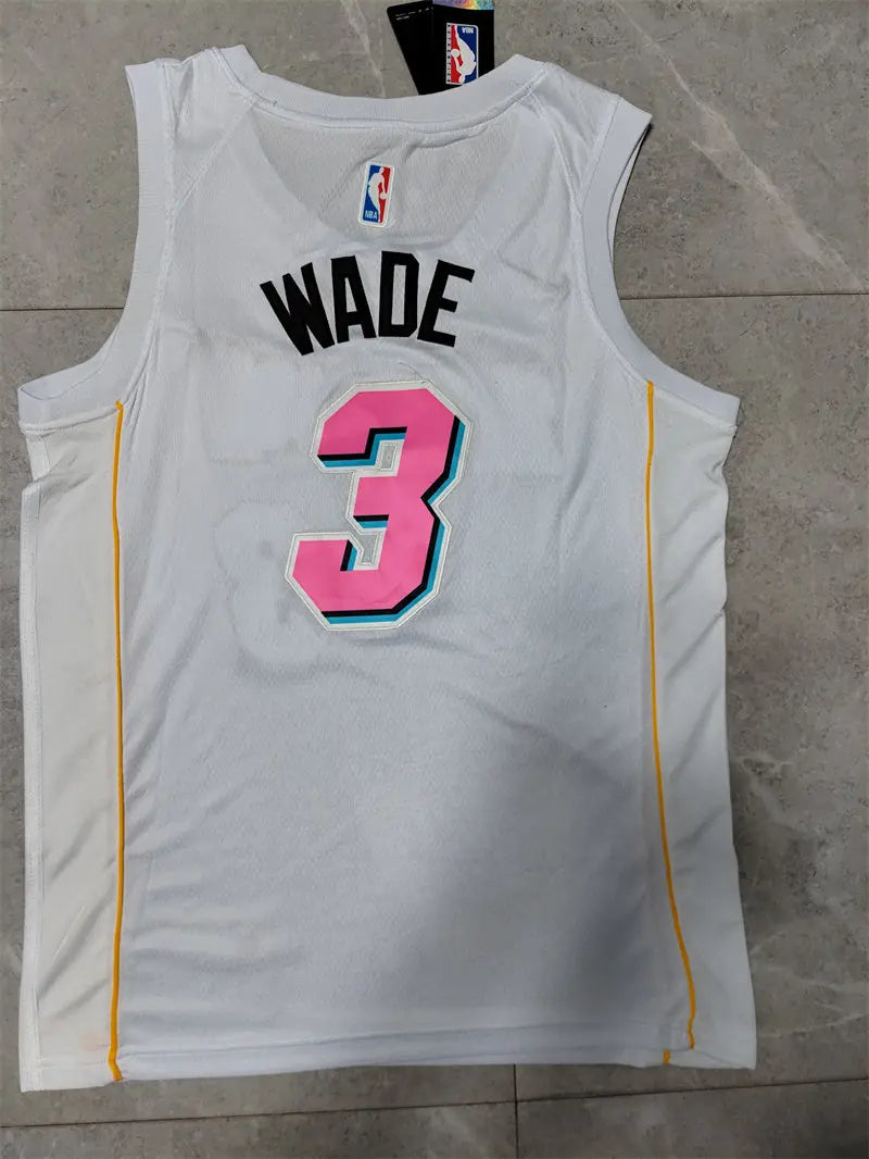 Miami Heat Wade NO.3 Basketball Jersey