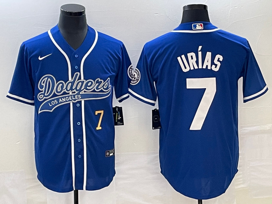 Men/Women/Youth Los Angeles Dodgers Julio Urías #7 baseball Jerseys