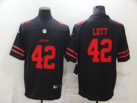 Adult San Francisco 49ers Ronnie Lott NO.42 Football Jerseys