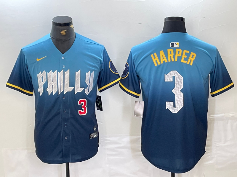 Men/Women/Youth Philadelphia Phillies Bryce Harper #3 baseball Jerseys