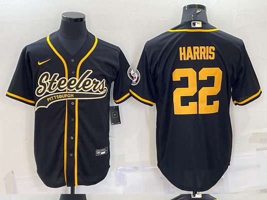 Adult Pittsburgh Steelers Najee Harris NO.22 Football Jerseys