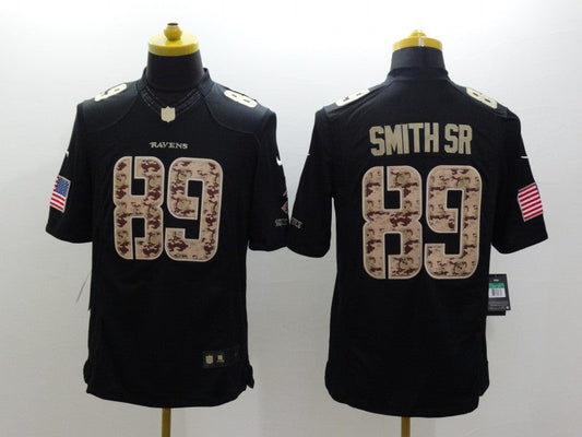 Adult  Baltimore Ravens Steve Smith Sr. NO.89 Football Jerseys