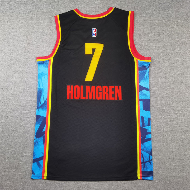 Oklahoma City Thunder Chet Holmgren swingman jerseys S-2xl new season