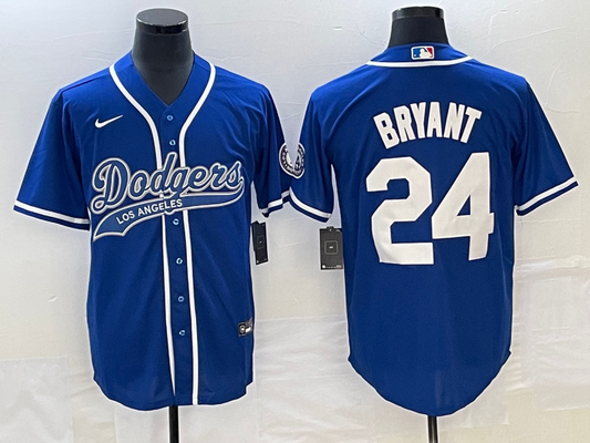 Men/Women/Youth Los Angeles Dodgers Kobe Bryant  #24 baseball Jerseys