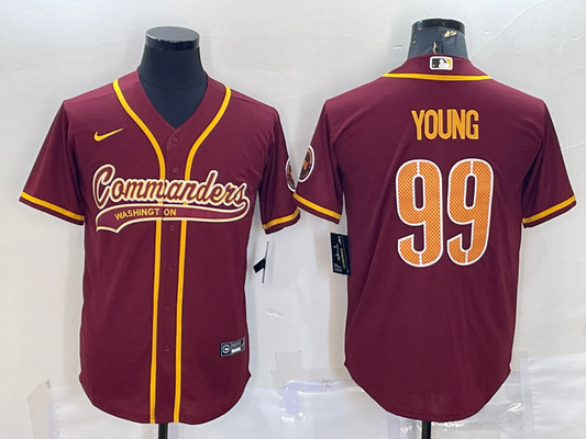 Adult Washington Redskins Chase Young NO.99 Football Jerseys