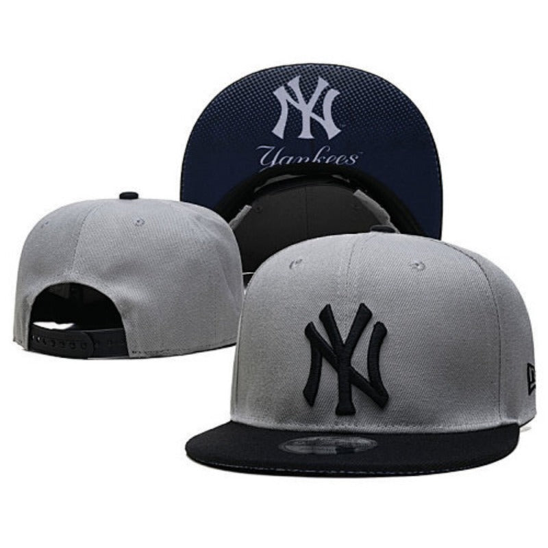 NYC City Baseball NY Symbol Flat Brim & Dad Caps, Unisex Adjustable Local Game Day Headwear Multi-Color Washed Solid Two-Tone Mesh Styles
