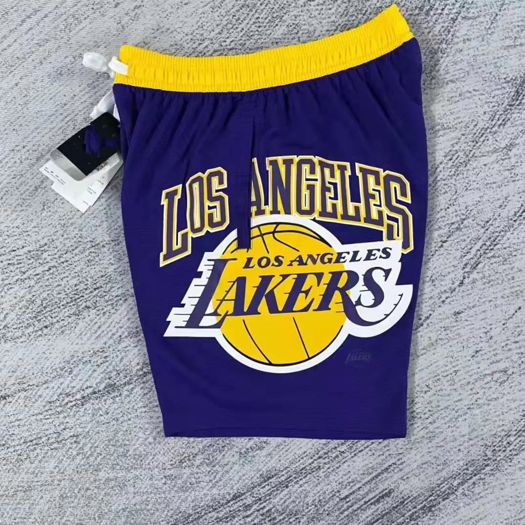 Los Angele lakers purple Basketball Shorts