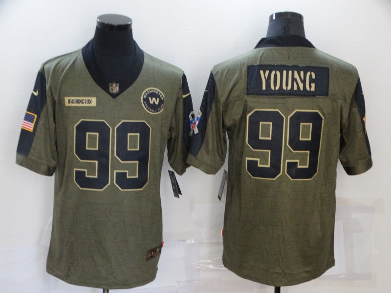 Adult Washington Redskins Chase Young NO.99 Football Jerseys