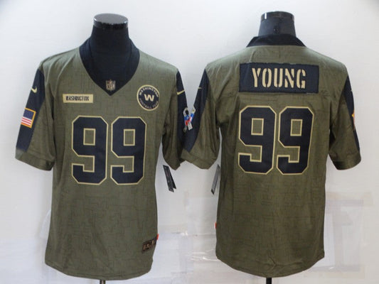 Adult Washington Redskins Chase Young NO.99 Football Jerseys