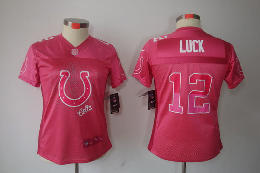 Women Indianapolis Colts Andrew Luck NO.12 Football Jerseys