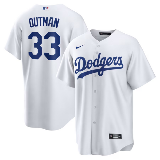 Men/Women/Youth Los Angeles Dodgers James Outman #33 baseball Jerseys