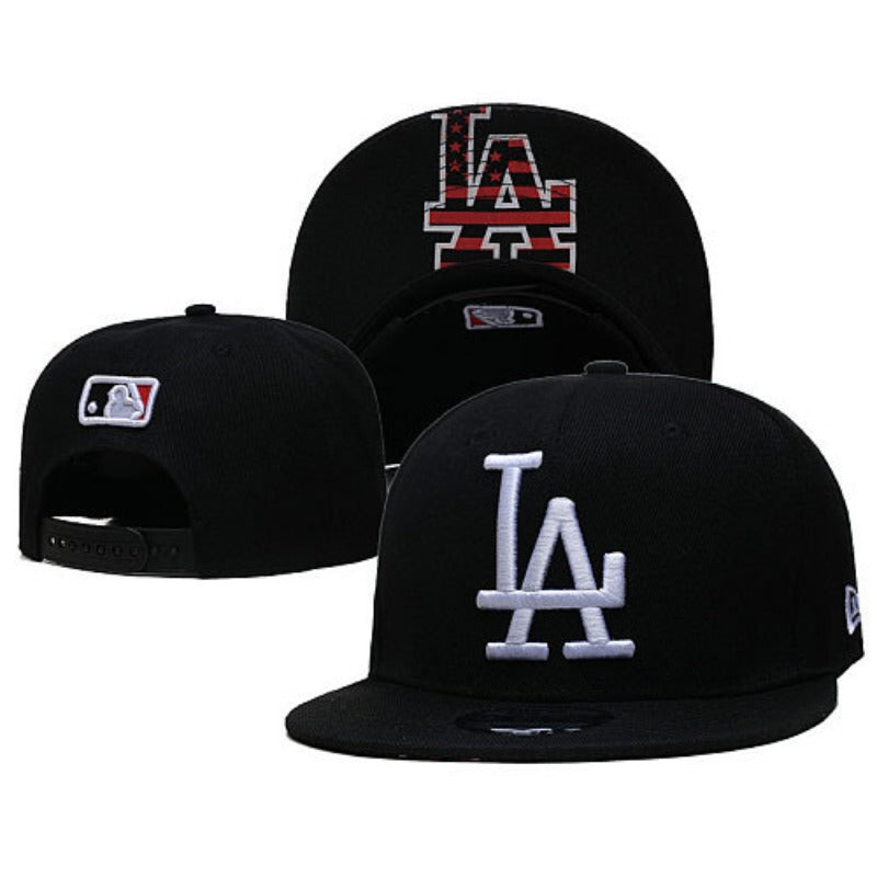 Vintage LA Stitched Baseball Cap - Premium 3D Embroidered Retro Snapback & Fitted (38 Styles)