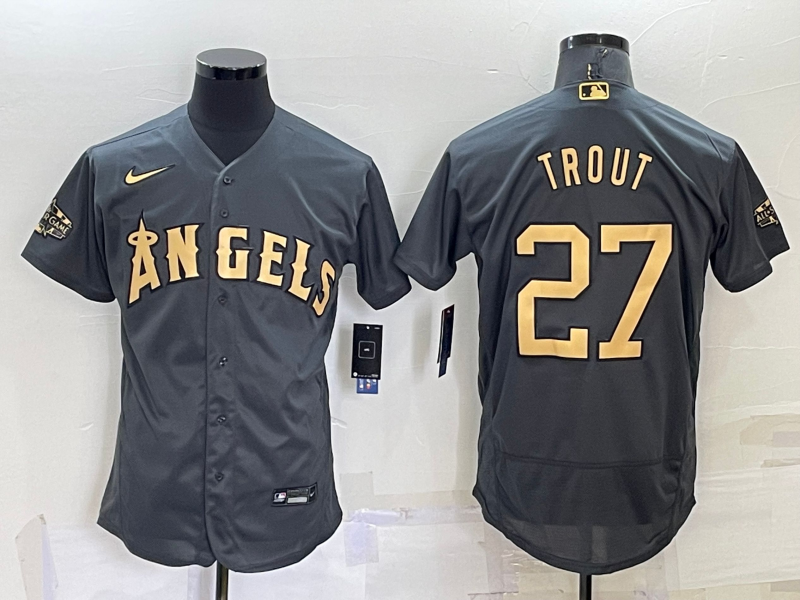 Men/Women/Youth Los Angeles Angels Mike Trout #27 baseball Jerseys