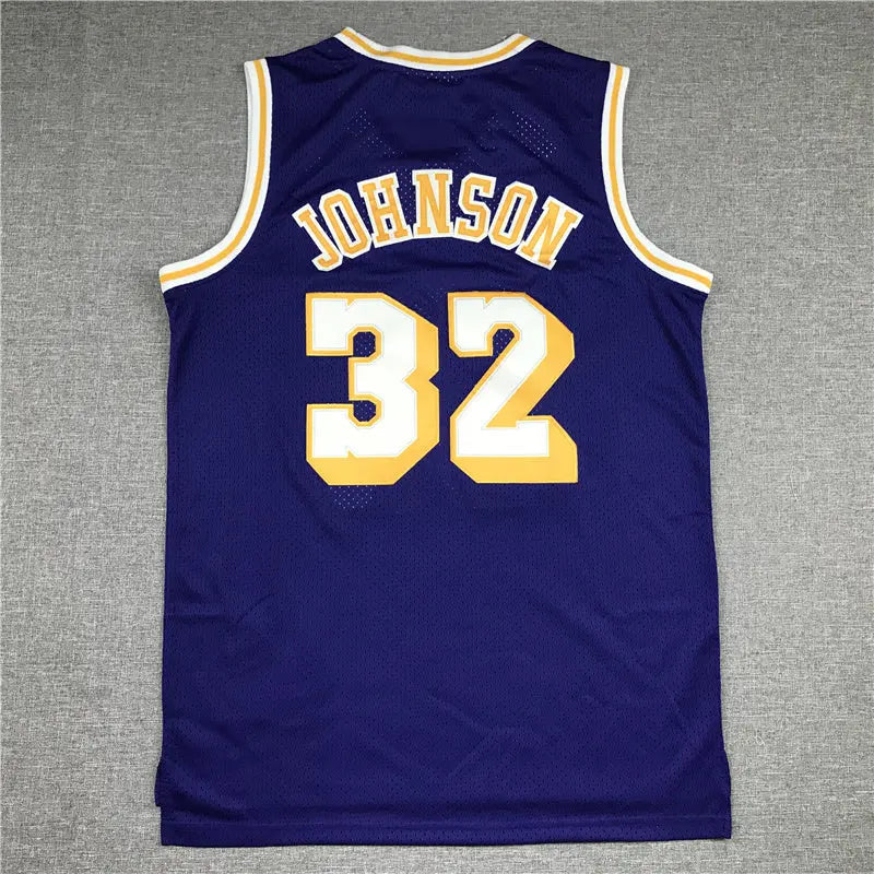 Los Angeles Lakers Earvin Johnson NO.32 Basketball Jersey