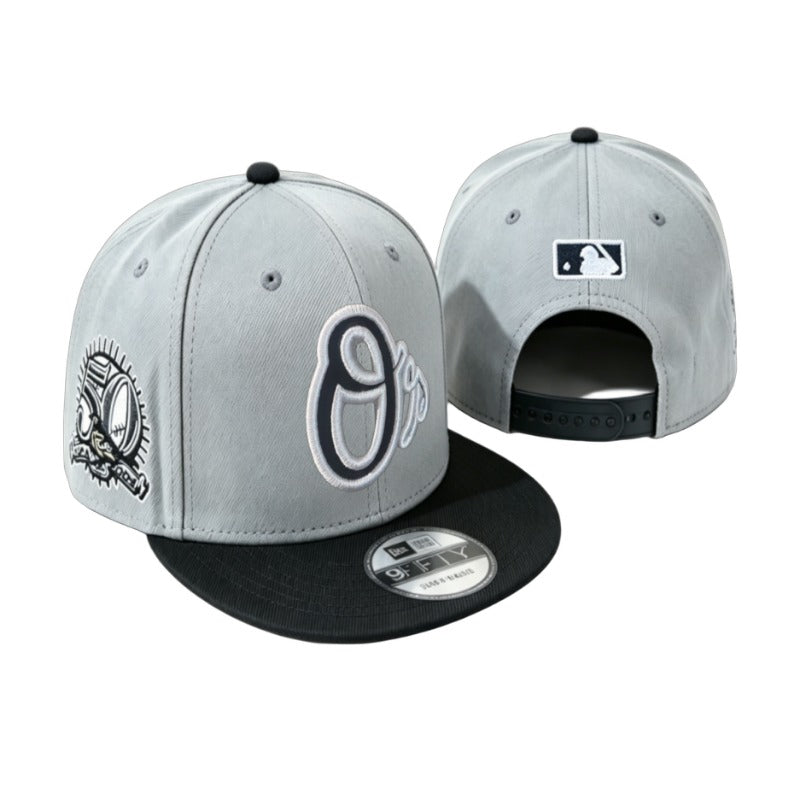 BALTIMORE City Bird O Logo Flat Brim Snapback Hats Unisex Adjustable Street Sports Caps
