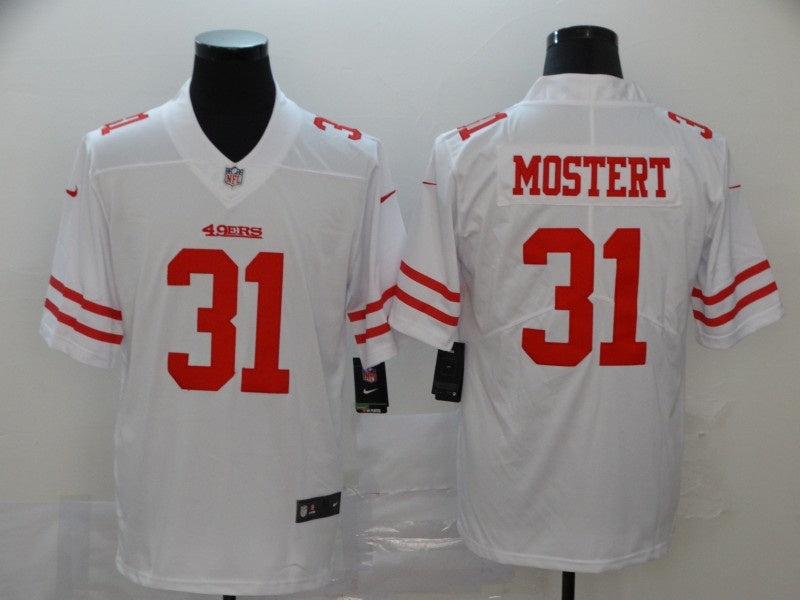 Adult San Francisco 49ers Raheem Mostert NO.31 Football Jerseys