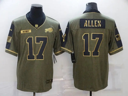 Adult Buffalo Bills Josh Allen NO.17 Football Jerseys