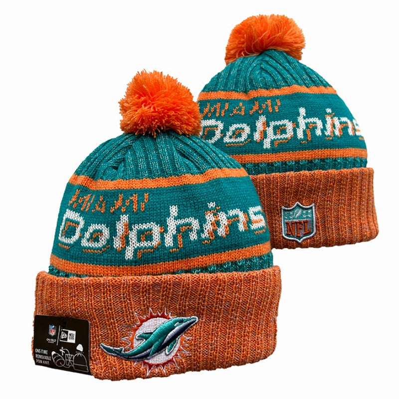 Miami Dolphins knitted NFL hats