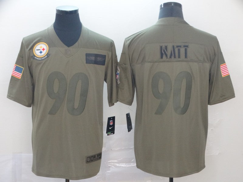 Adult Pittsburgh Steelers T. J. Watt NO.90 Football Jerseys