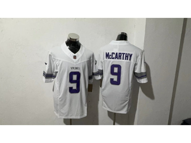 New Season Adult Minnesota Vikings JJ McCarthy NO.9 Football Jerseys
