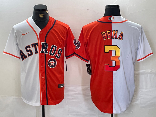 Men/Women/Youth Houston Astros Jeremy Peña #3 baseball Jerseys