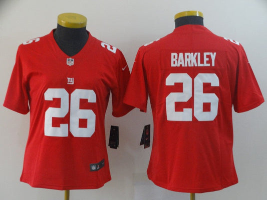 Women New York Giants Saquon Barkley NO.26 Football Jerseys