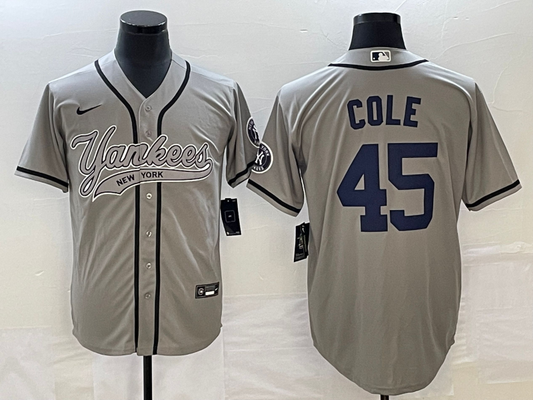 Men/Women/Youth New York Yankees Gerrit Cole NO.45 baseball Jerseys