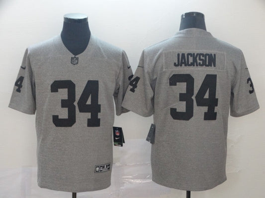 Adult ‎Oakland Raiders Bo Jackson NO.34 Football Jerseys