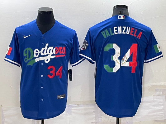 Men/Women/Youth Los Angeles Dodgers Fernando Valenzuela #34 baseball Jerseys