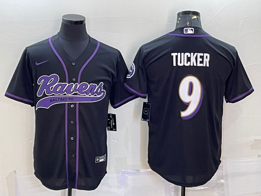 Adult  Baltimore Ravens Justin Tucker NO.9 Football Jerseys