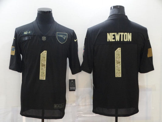 Adult New England Patriots Cam Newton NO.1 Football Jerseys