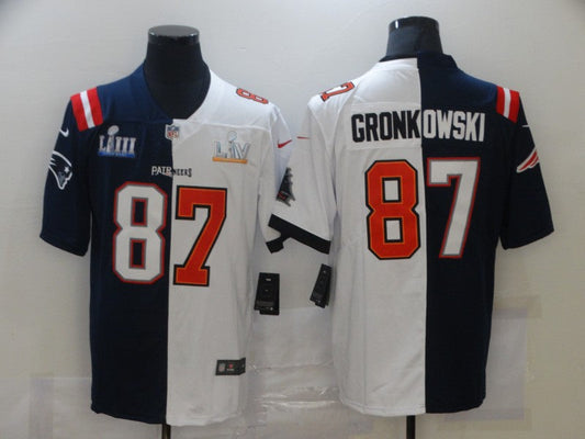 Adult New England Patriots Rob Gronkowski NO.87 Football Jerseys