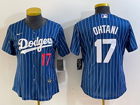 Women's Los Angeles Dodgers Ohtani Shohei NO.17 baseball Jerseys