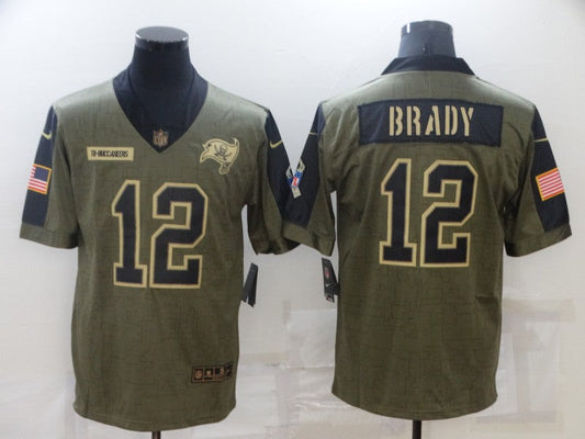 Adult Tampa Bay Buccaneers Tom Brady NO.12 Football Jerseys