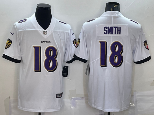Adult  Baltimore Ravens Roquan Smith NO.18 Football Jerseys