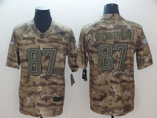 Adult New England Patriots Rob Gronkowski NO.87 Football Jerseys