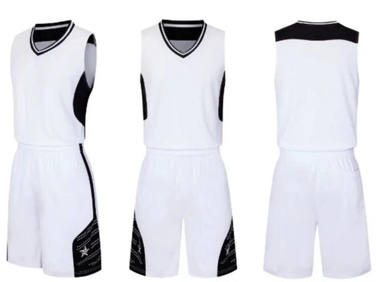 men/women/kids Blank white custom uniform top