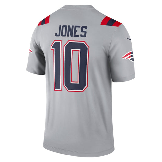 men/women/kids NE.Patriots Jones NO.10 Gray Football Jersey